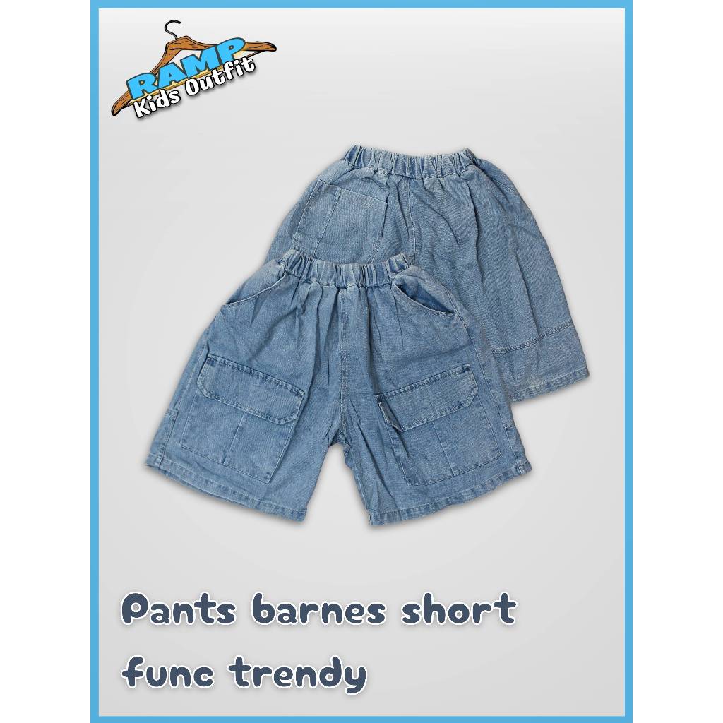 celana jeans pendek anak | celana santai anak | Pants barnes short func trendy ball 550-88