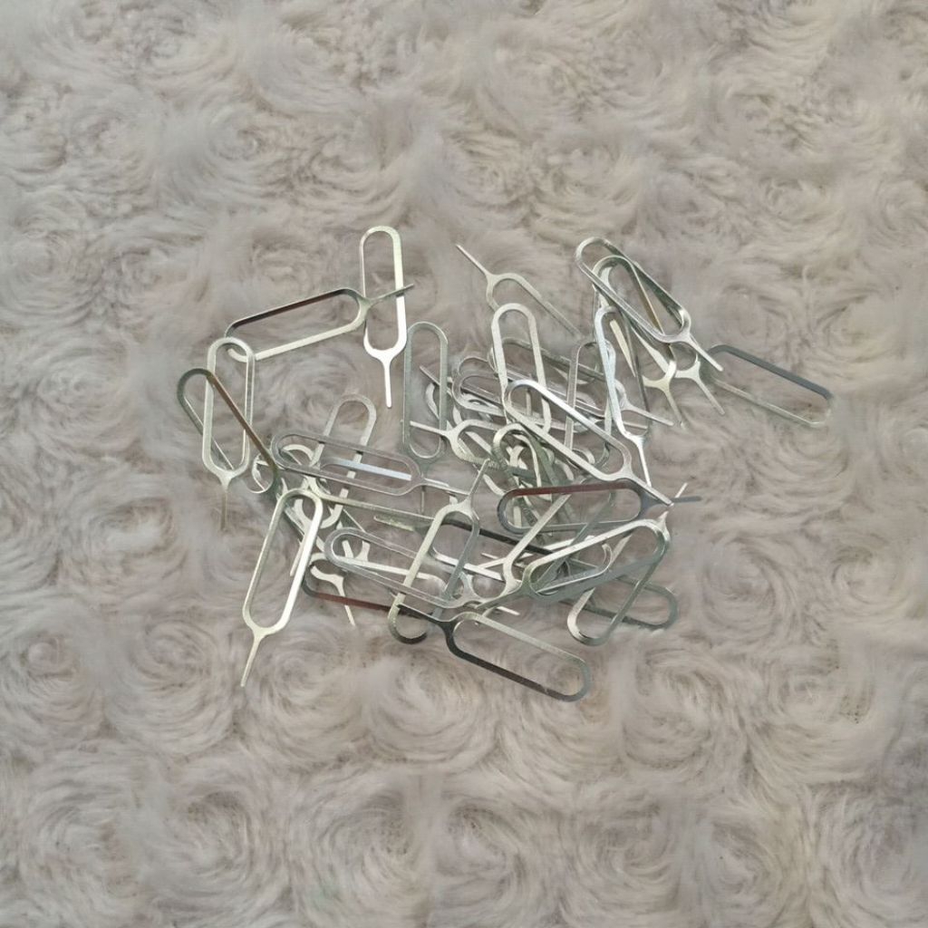 Jarum Pin Tusuk Kartu SIM CARD EJECTOR CARD HP PEMBUKA SIM TRAY HP INJECTOR SMARHPHONE IPHONE SAMSUN