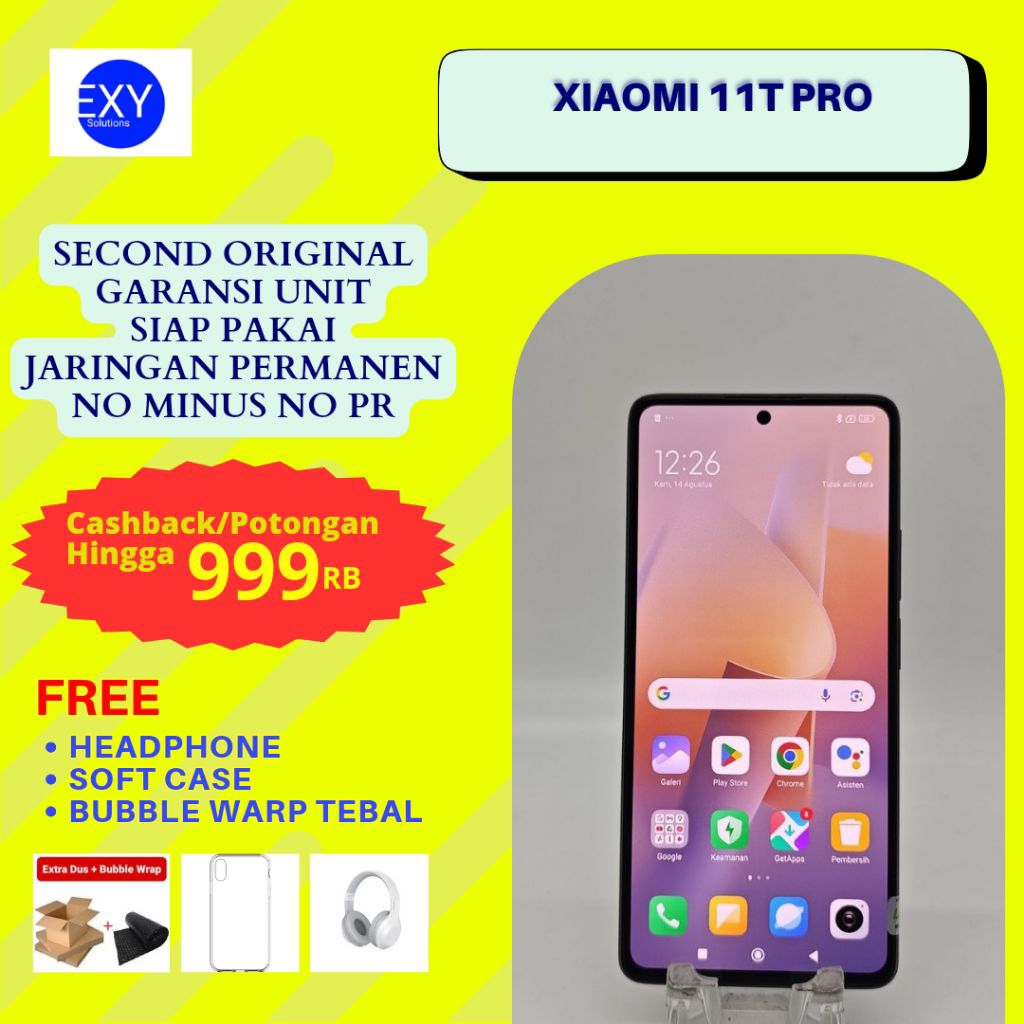 Xiaomi 11t Pro Ram 8 256 Second Original Siap Pakai