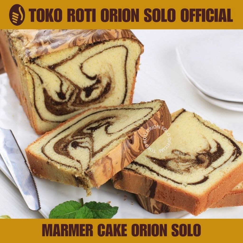 

Marmer Cake / Roti Marmer - Orion Solo