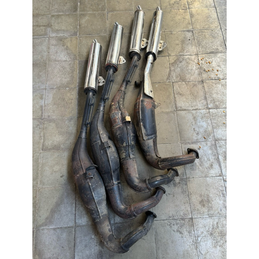 knalpot standar ninja r rr ss original copotan