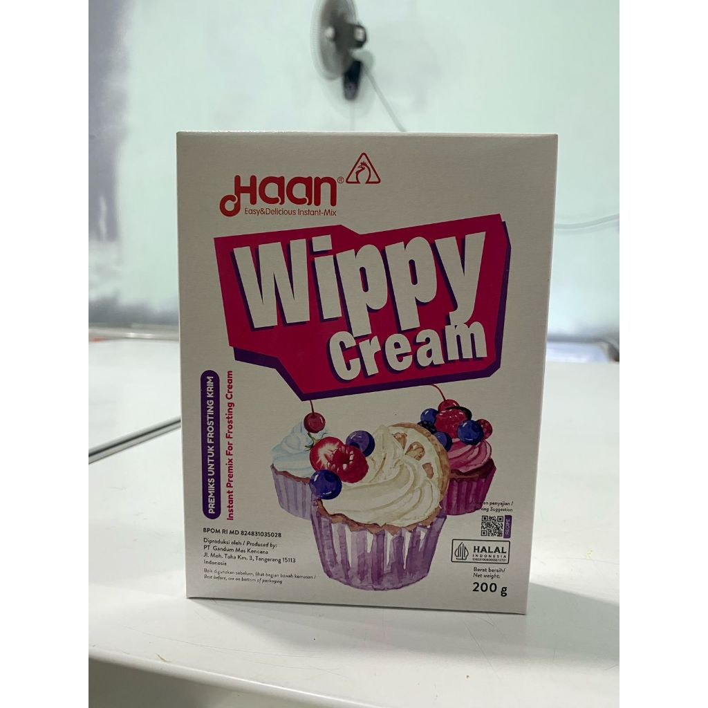 

Haan Whipping Cream Instant Premix Powder 100 Gr