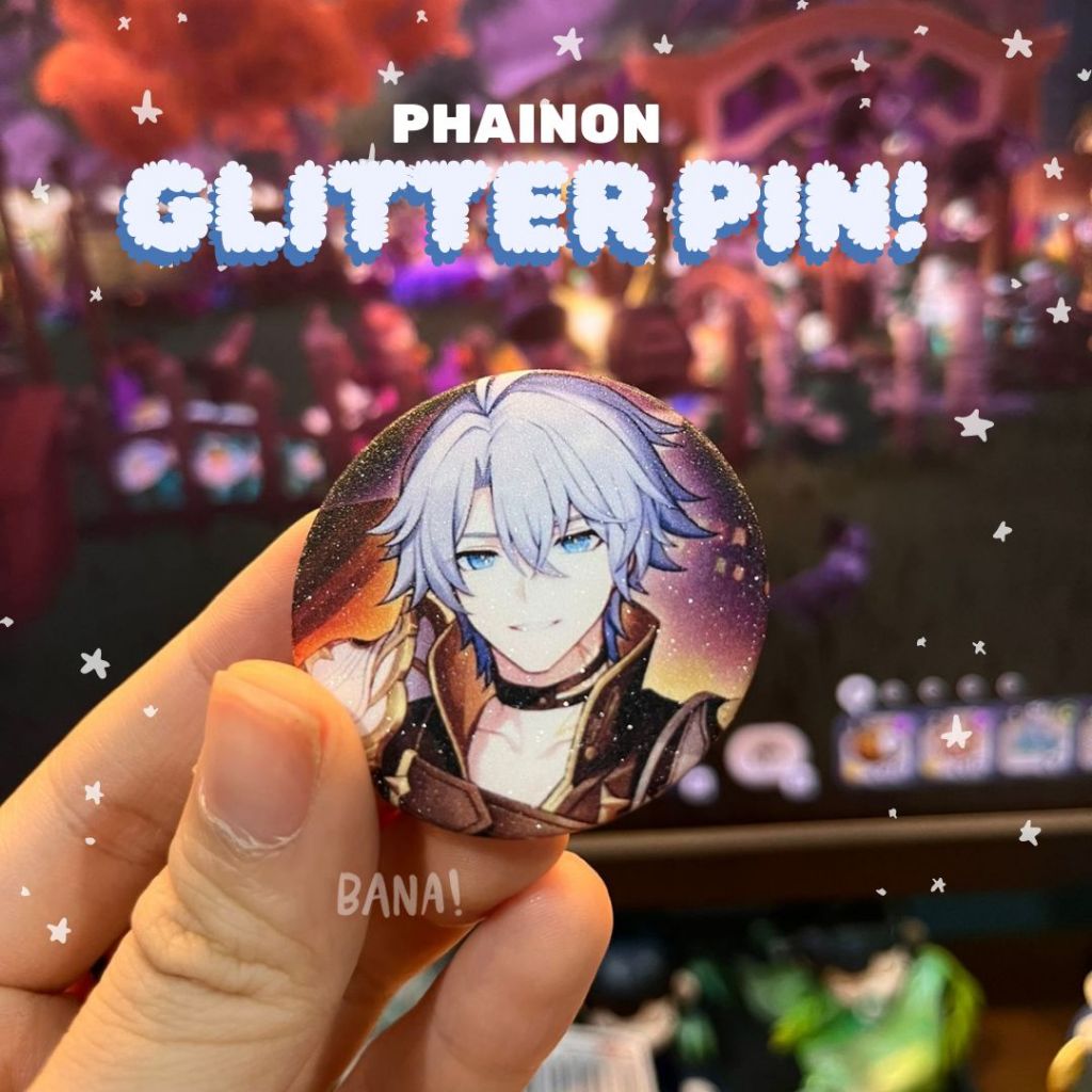 Pin PHAINON Glitter Honkai Star Rail Pin Anime BACA DESKRIPSI DULU | BANA