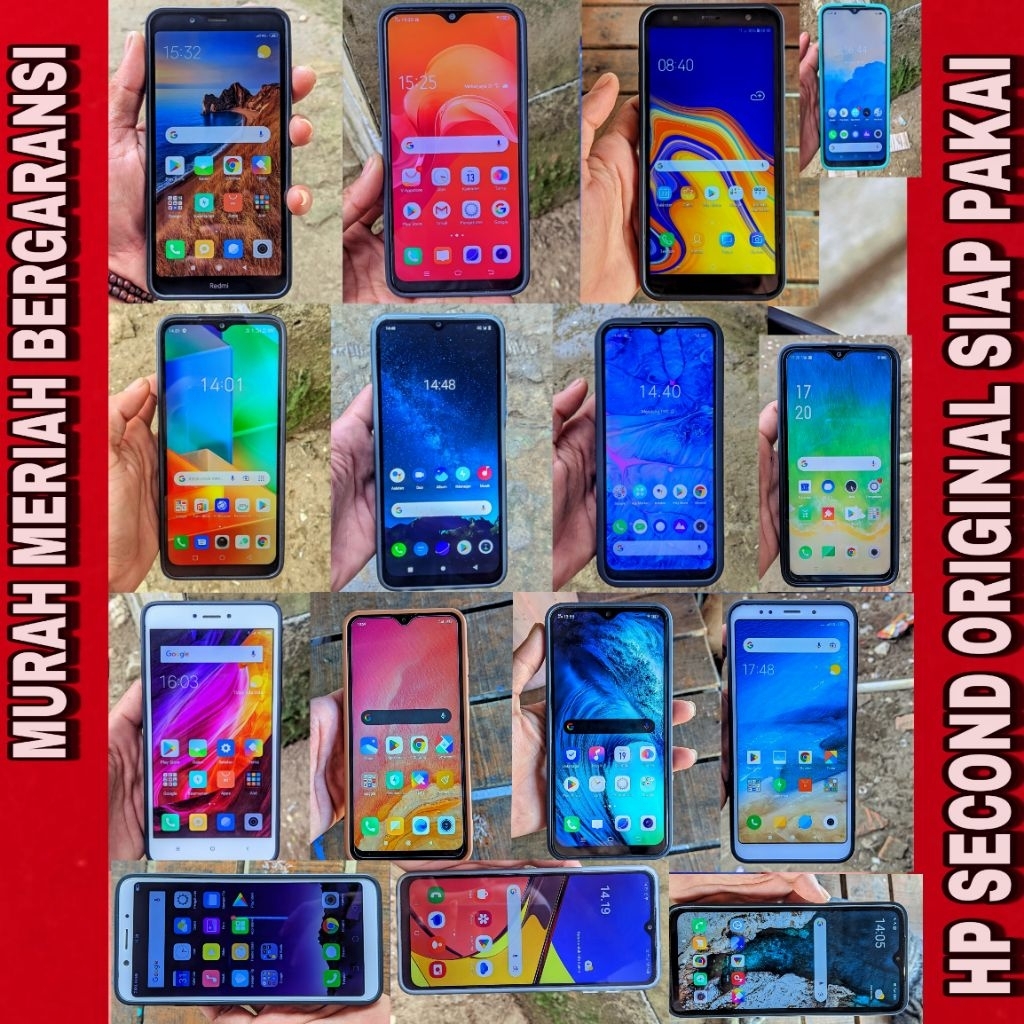 HP||HEN PHONE Android 4G LTE Murah Meriah 250 Ribuan Second Original Resmi Dan Bergaransi
