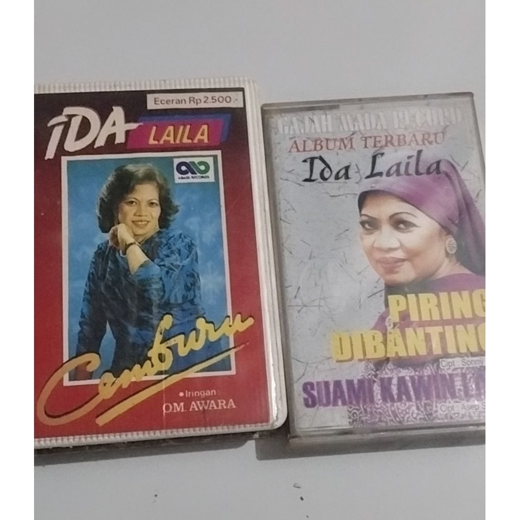 Dijual Paket Kaset Pita  IDA LAILA album Cemburu dan Piring Dibanting