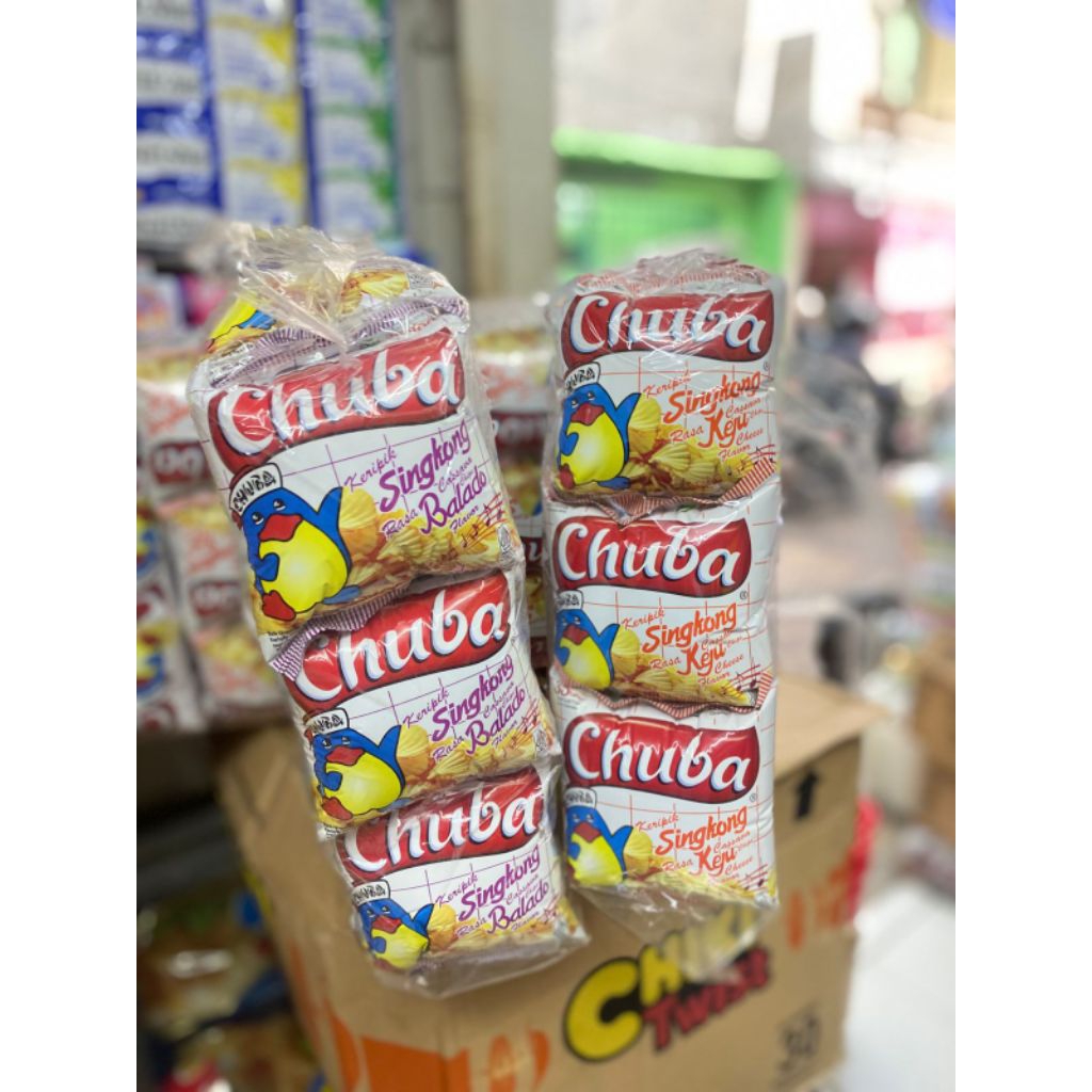 

Chuba Keripik Singkong Ec.1000 Pack Isi 20pcs