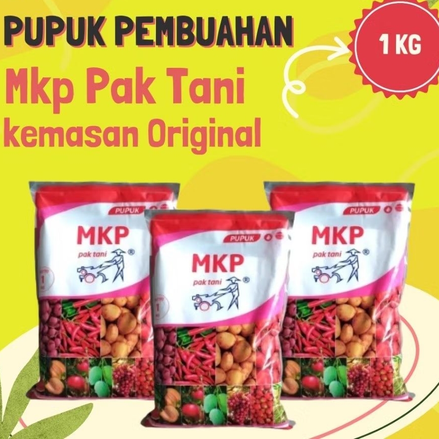 Pupuk MKP | PUPUK MKP Pak Tani 1KG ORIGINAL | PUPUK MKP BUAH | 1 kg kemasan pabrik | PUPUK MKP 1KG.
