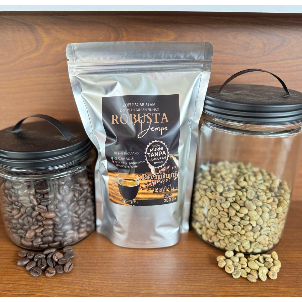 

Kopi Robusta Bubuk Petik Merah Premium (Medium Roasted)
