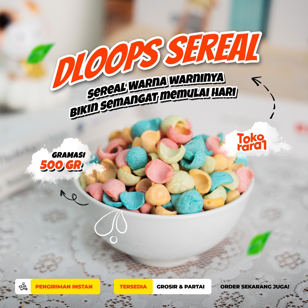 

[500gr] DLOOPS Sereal Rasa Coklat Buah