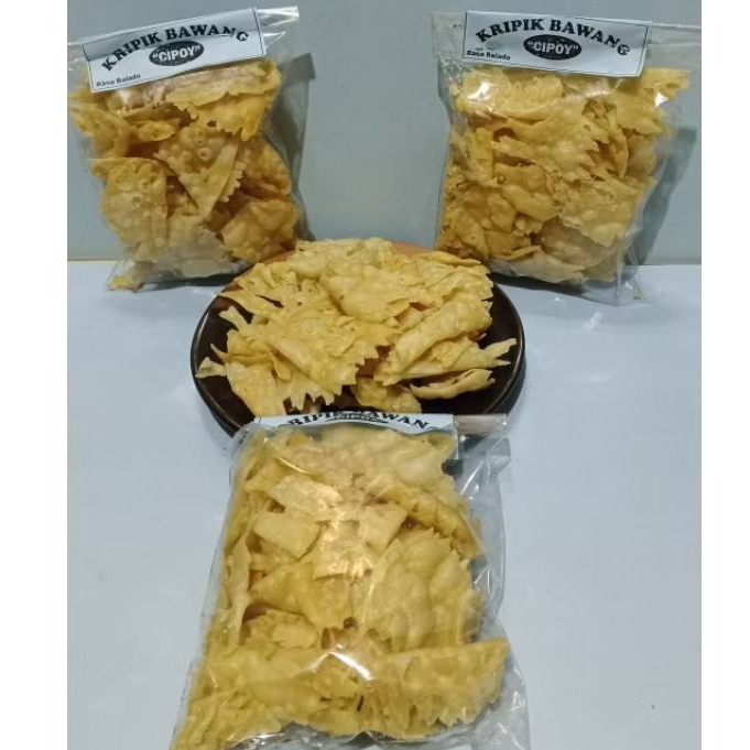 

kripik bawang rasa original renyah enak 1 pack isi 10 pics