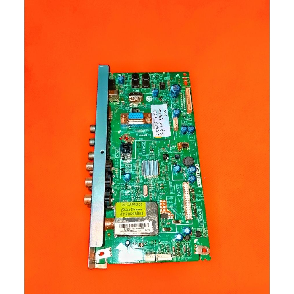 MB-MAINBOARD-MOTHEBOARD-MOBO-MODUL TV  LED SHARP LC 29LE440M ASLI/ORIGINAL CABUTAN OKE