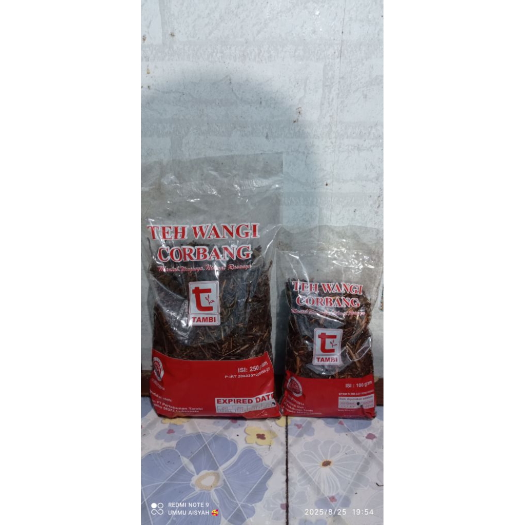 

Teh tambi, teh corbang asli Wonosobo