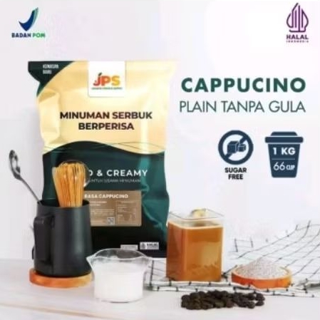 

Power Drink JPS Bubuk Minuman Rasa Cappucino Plain 1 Kg