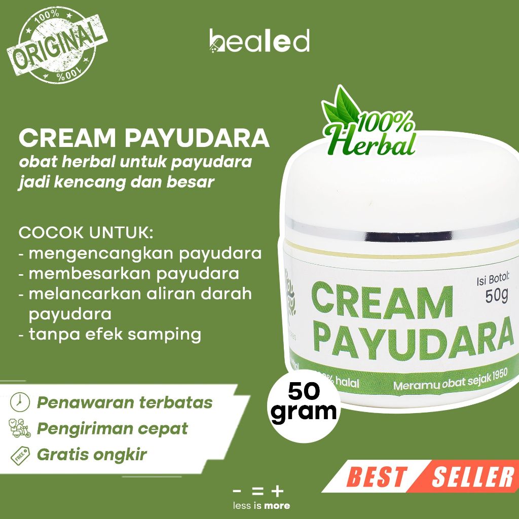 Breast Cream Krim Pembesar Pengencang Payudara Buah Dada Permanen Natural Nutriherbs Mariza Herbal R