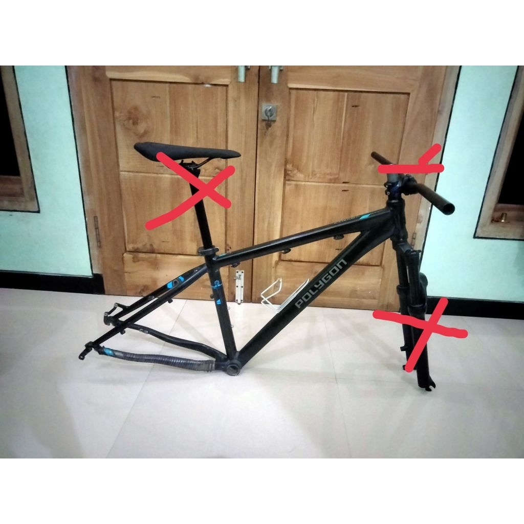 frame Polygon xtrada 4 ukuran 27.5