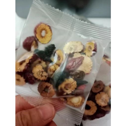 

SPESIAL LIVE REN SHEN WU BAO CHA/ TEH GINSENG 5 RASA ISI 12 gram/bungkus ISI 10 BUNGKUS