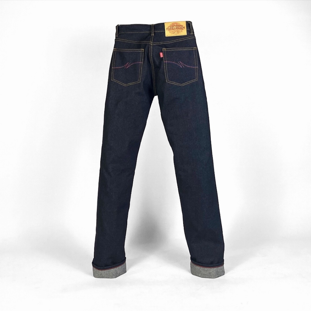 Flozy - Celana Jeans Denim Pria Art Ozora 16oz Selvedge Accent