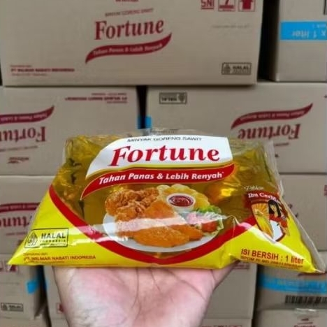 

minyak fortune bantal kemasan 1 liter