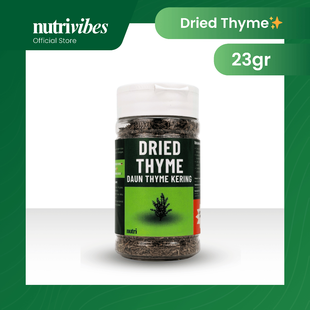 

Thyme Kering / Dried Thyme 23gr - Nutrivibes