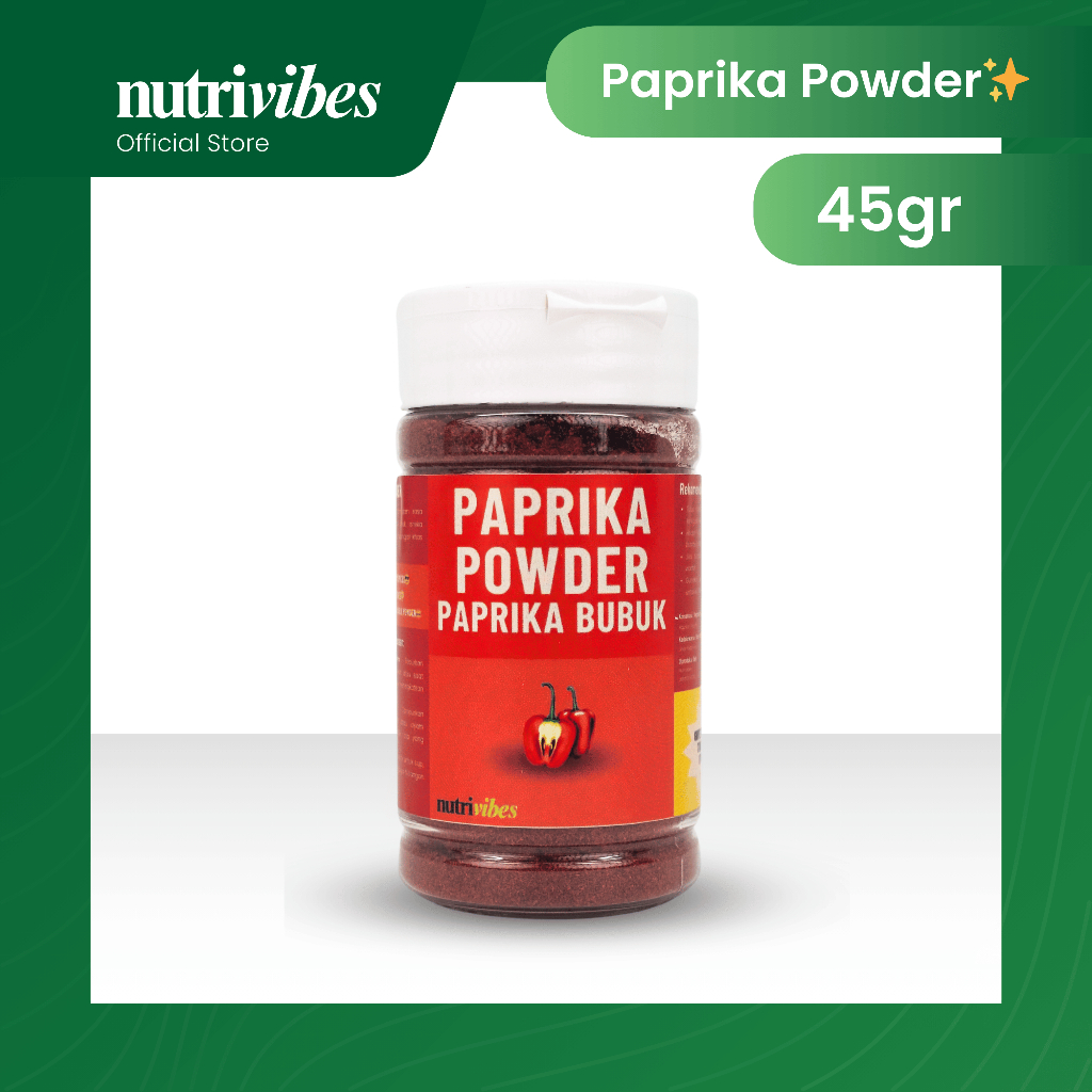 

Paprika Bubuk / Paprika Powder 45gr - Nutrivibes