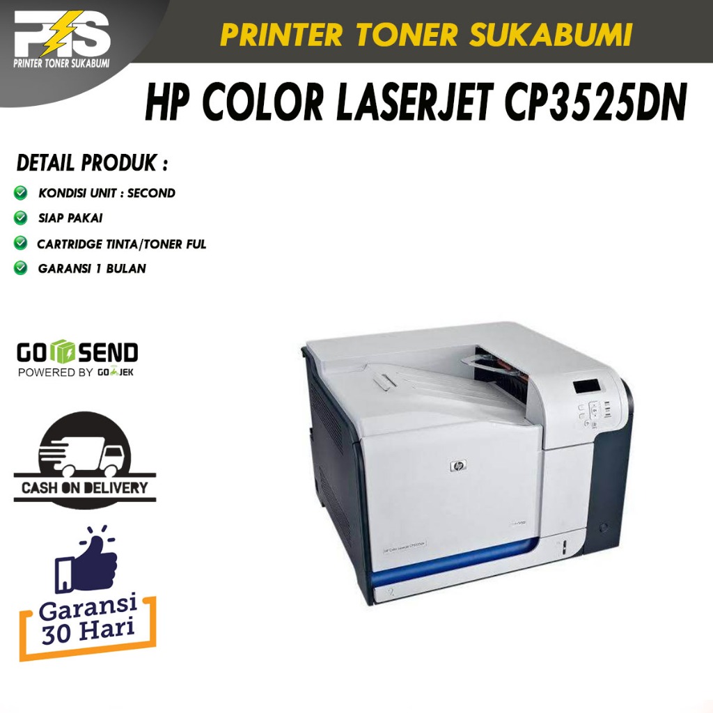 Printer Hp Color Laserjet CP3525DN CP3525DN printer warna A4