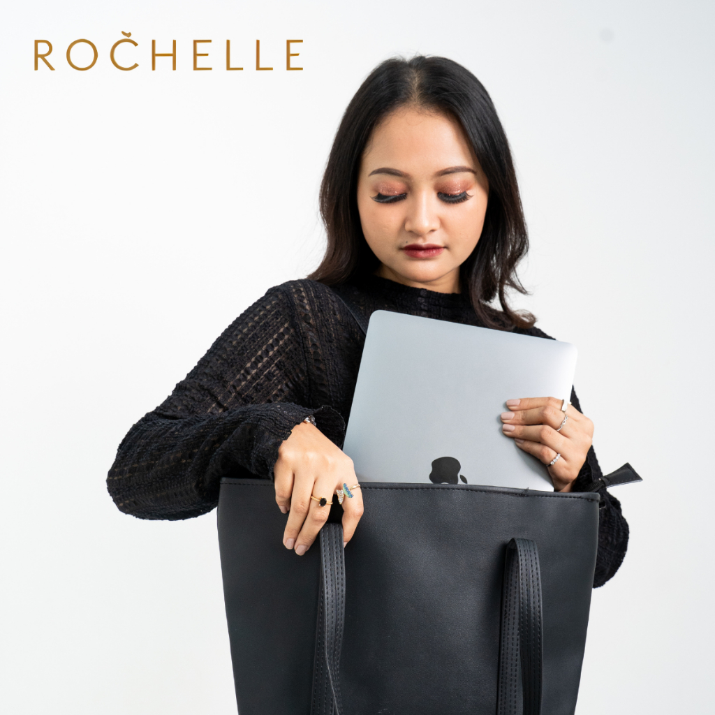 Rochelle - Elara Tote Bag Candy/Tas Laptop/Tote Bag Kuliah/Tote Bag Kerja Wanita