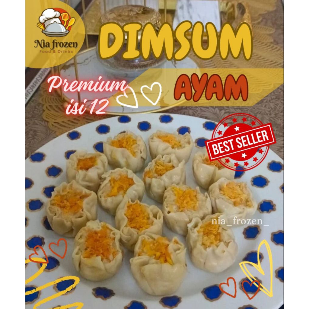 

DIMSUM AYAM UDANG PREMIUM HOMEMADE TANPA PENGAWET & MSG ISI 12PC