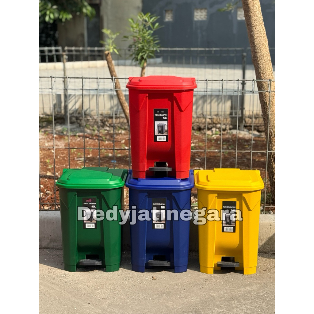 Dustbin 50 Liter Injak / Tempat Sampah Injak 50Lt Tempat Sampah Medis