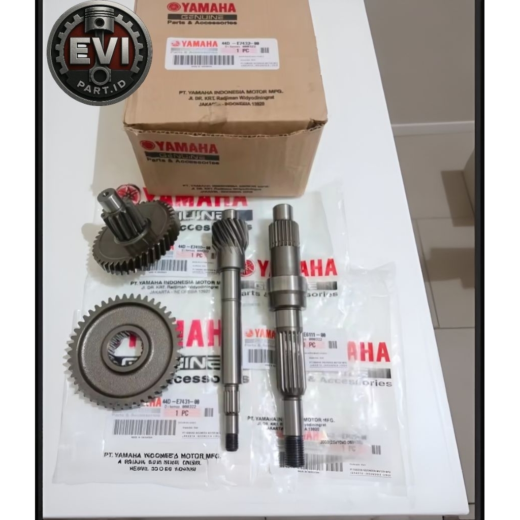 Gigi resio gear box gardan komplit yamaha Xeon rc Xeon gt kode part(44D)