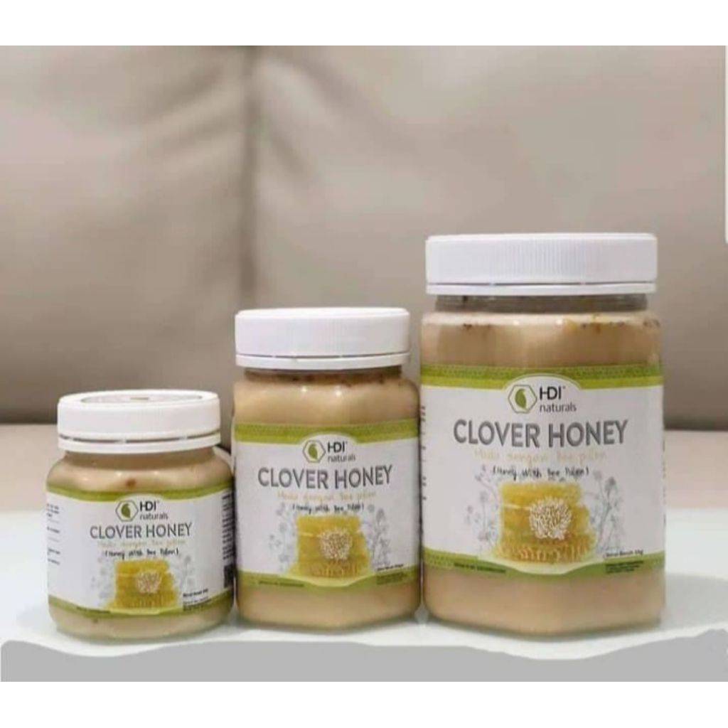 

clover honey 1kg,500gr,250gr 100% ori 2028 free sendok kayu
