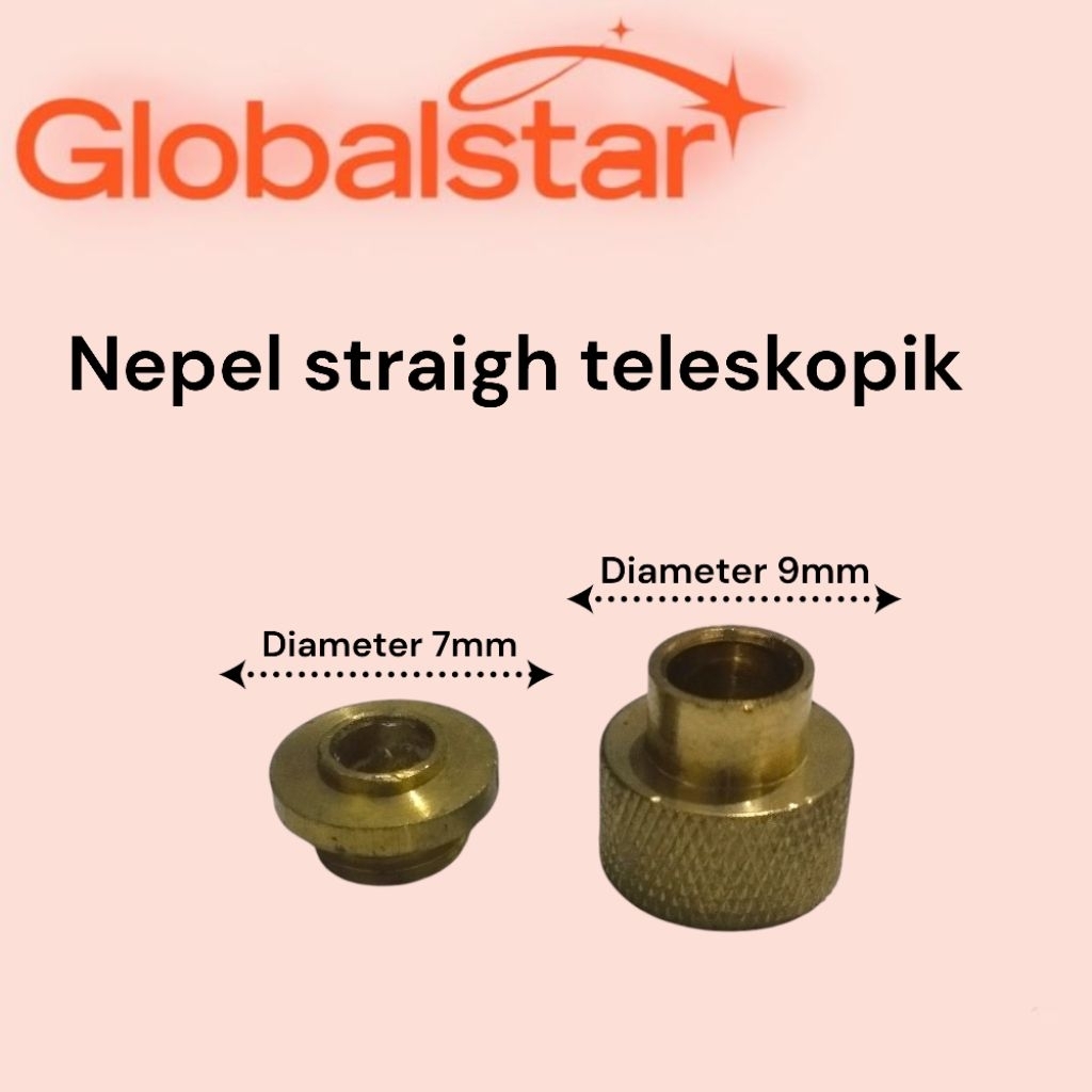 Nepel stik elektrik teleskopik 18mmx14 mm