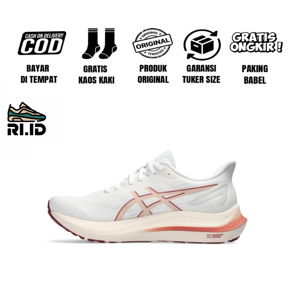 RUNING SHOES GT 2000 12 WHITE LIGHT GARNET