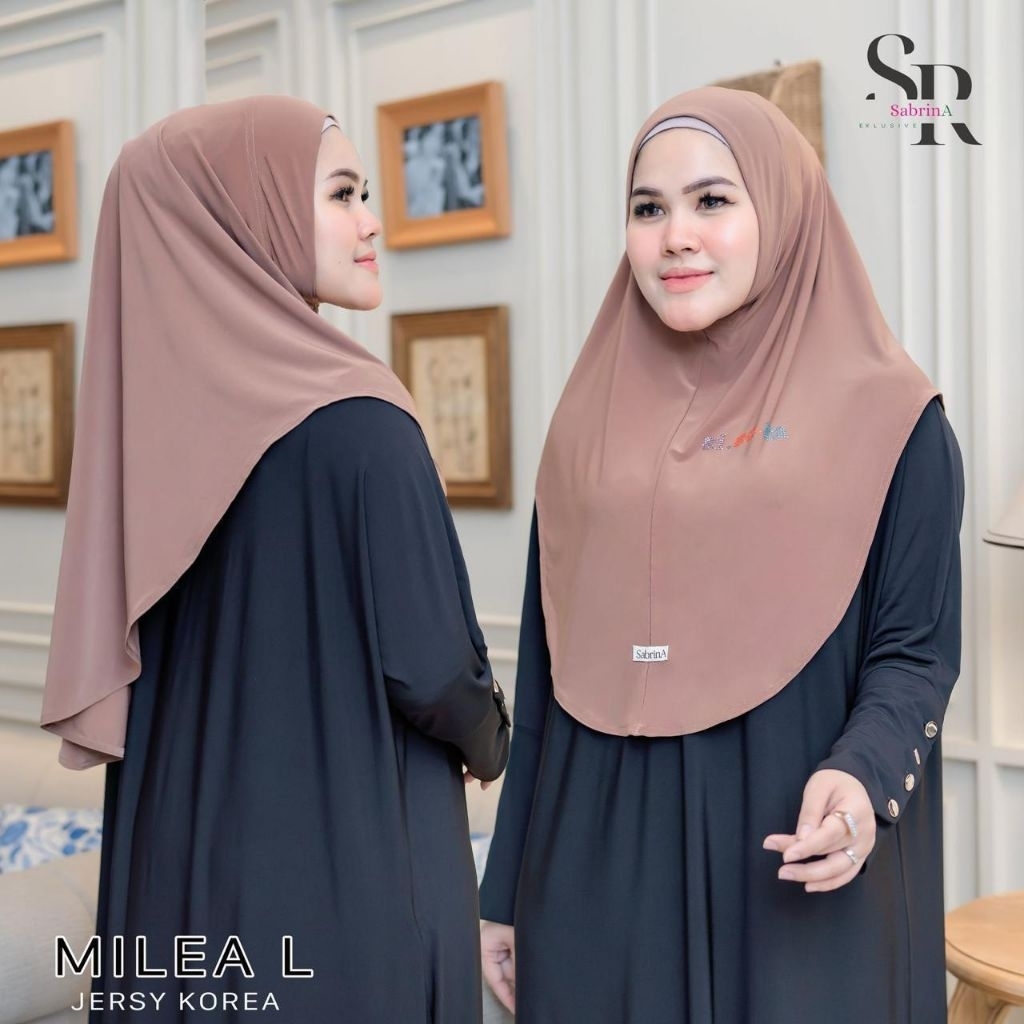 Hijab milea Sabrina L bahn jersey korea premium, hijab malay sabrina swaroski mata² blink sisesa,hij