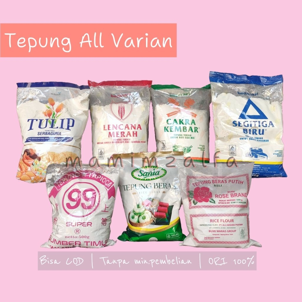 

[Live Extra] Tepung Segitiga Biru LM TULIP (pilih varian)
