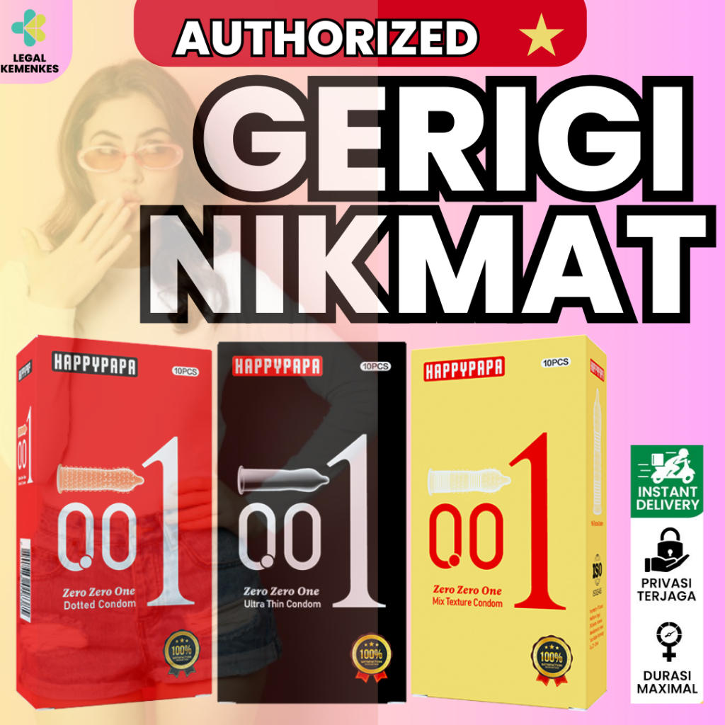 Kondom HPP Gerigi Nikmat Premium Condom 10pcs