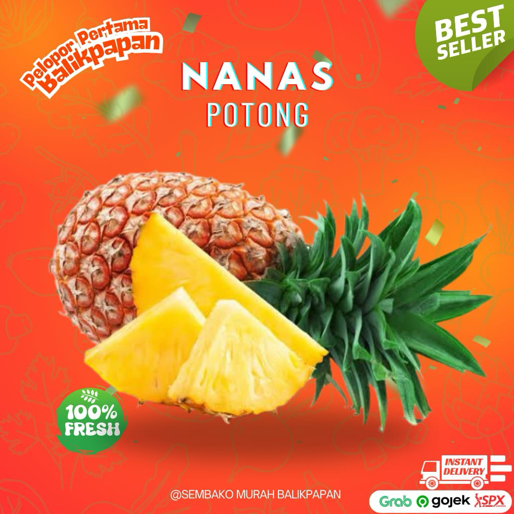 

Nanas potong segar