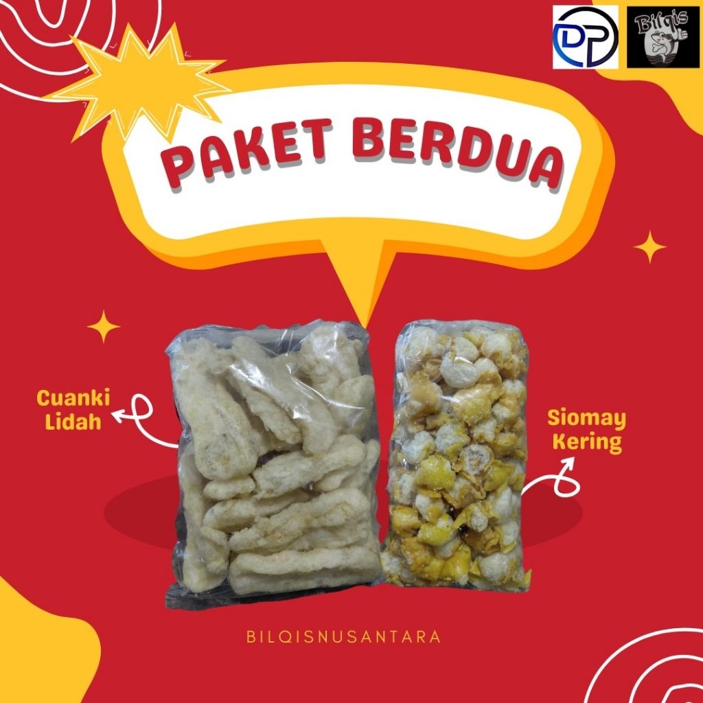 

PAKET BERDUA Cuanki Lidah dan Siomay Kering