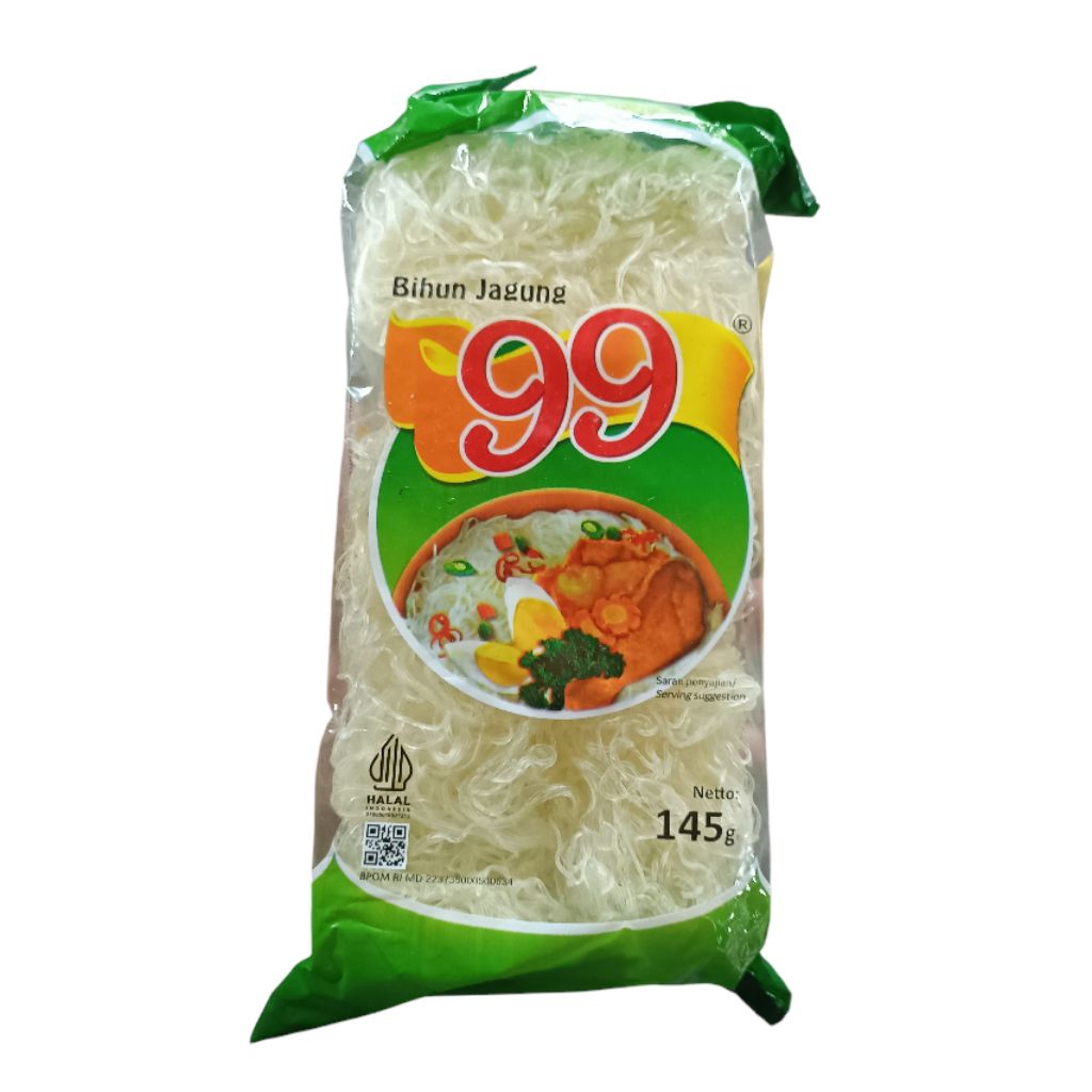 

Bihun Jagung Cap 99 Sembilan Sembilan 145gr Isi 2 Keping