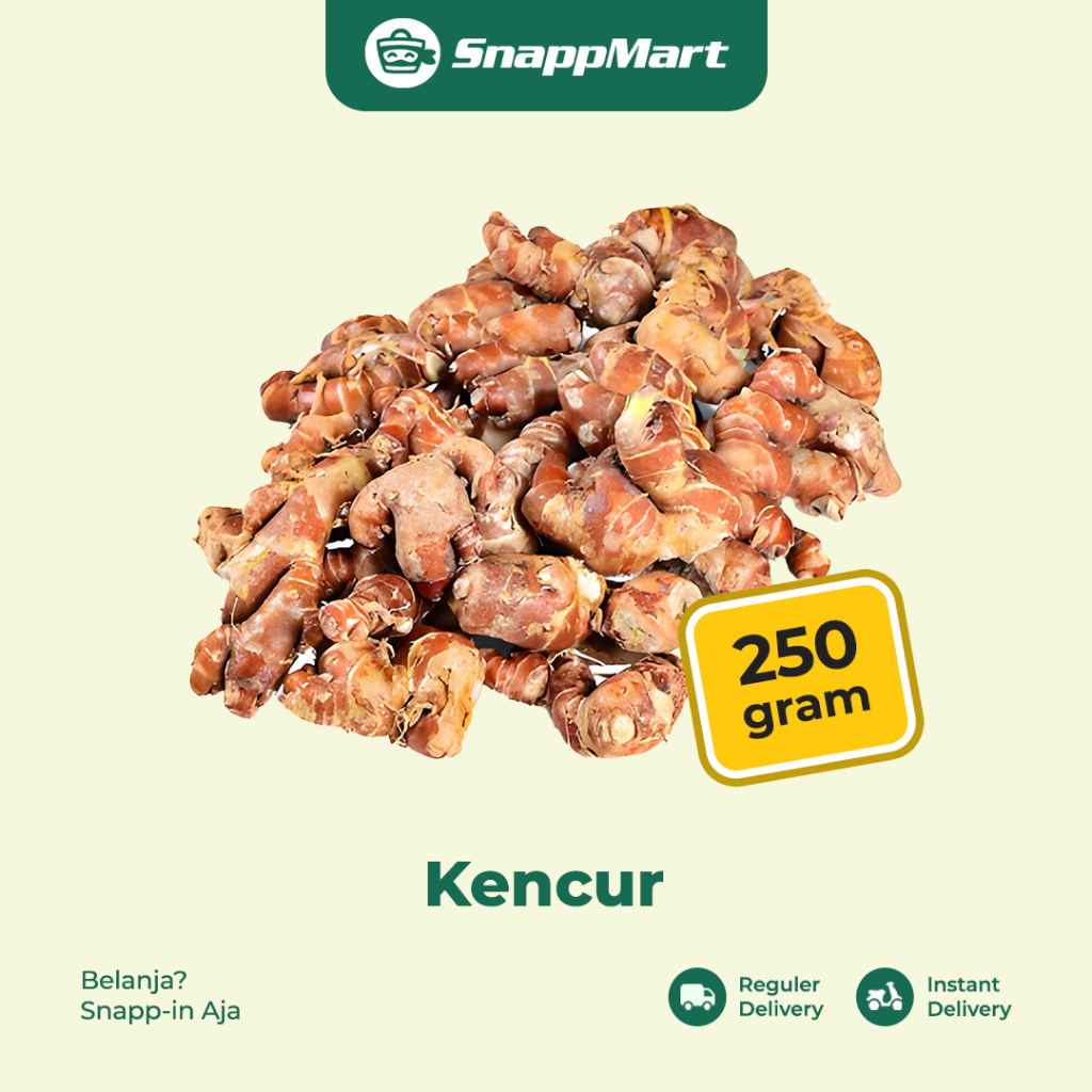 

Kencur Cikur Fresh (250 gram) - INSTANT / SAMEDAY / REGULER - Rempah