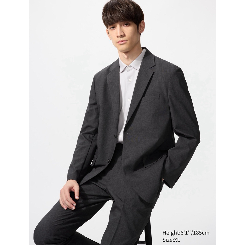 MEN Jaket Kemeja Miracle Air (AirSense) UNIQLO