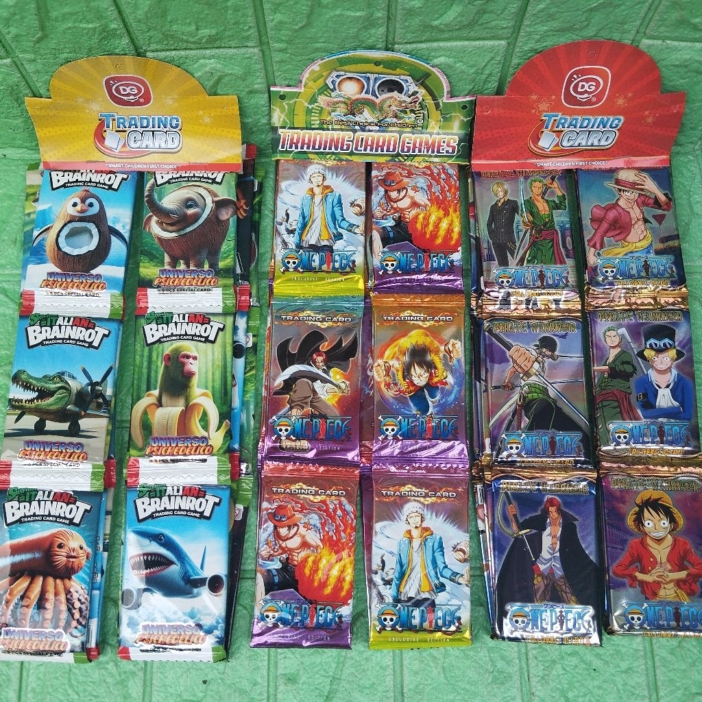 Grosir 12 Bungkus Kartu ML impor OnePiece New Trading Card Game 12 sachet
