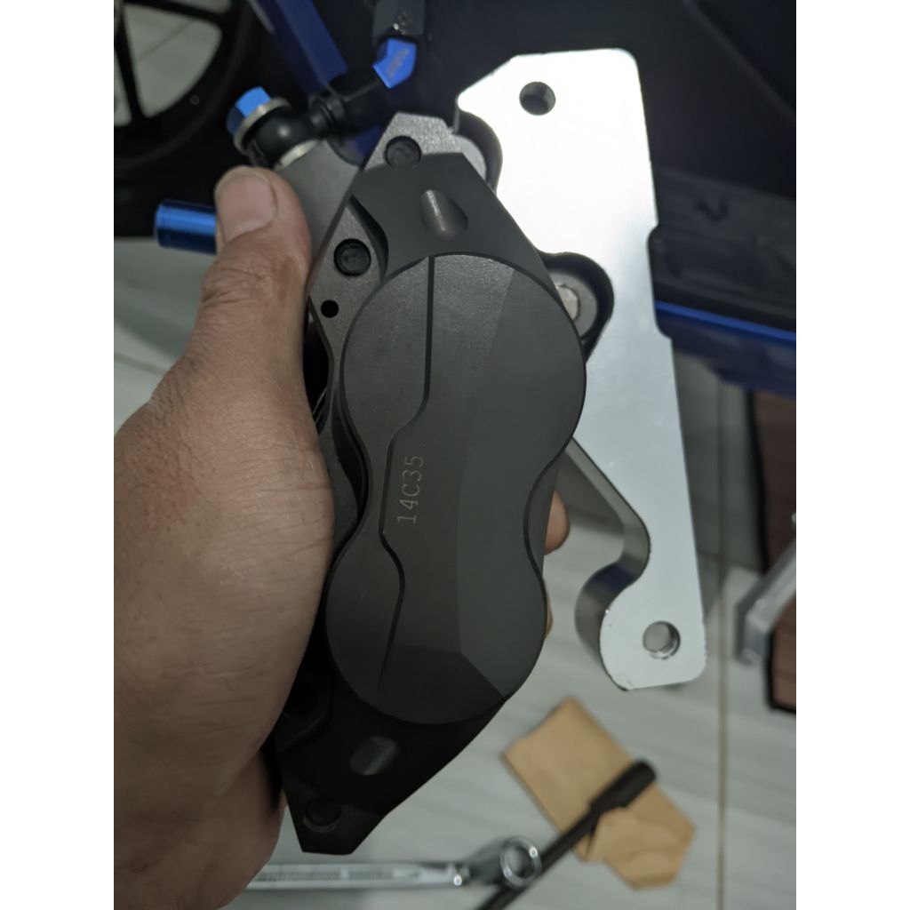 kaliper Brembo 4p copy billet grade A100 original thailand