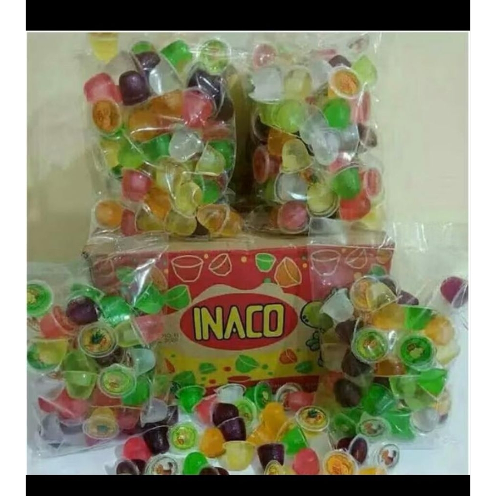 

Inaco Jelly Kemasan 1Kg Mix rasa buah