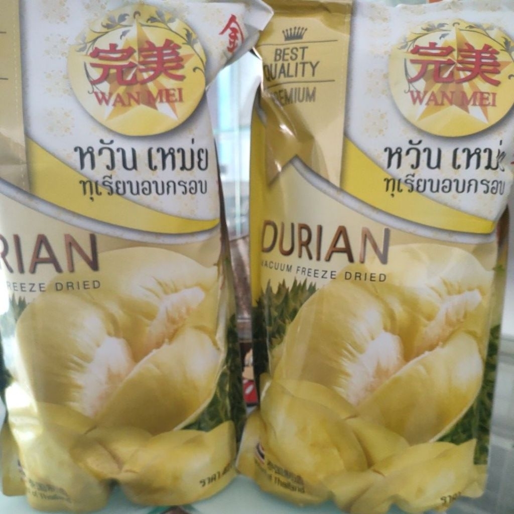 

Wan mei durian vacum freeze dried Snack isi 6