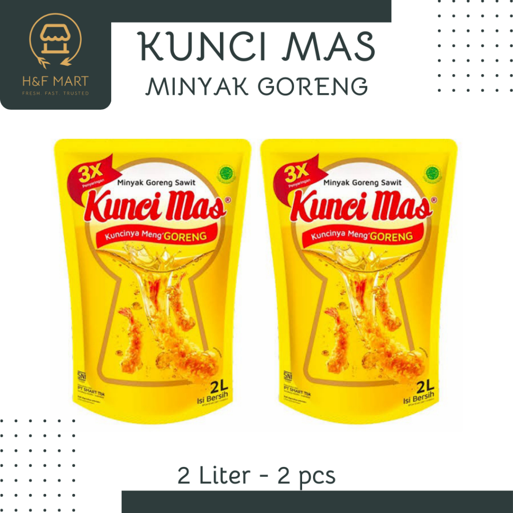 

Minyak Goreng Kunci Mas 2 Liter - 2 pcs