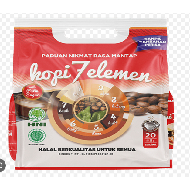 

Kopi 7 Elemen Original | Kopi Herbal SEVEL Isi 20sachet Kopi Herbal