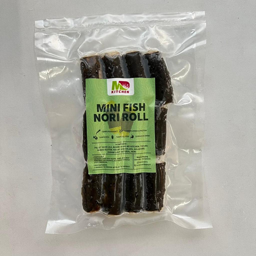 

MD Kitchen Mini Fish Nori Roll 120gr-MPASI APPROVED!! GLUTEN & EGG FREE