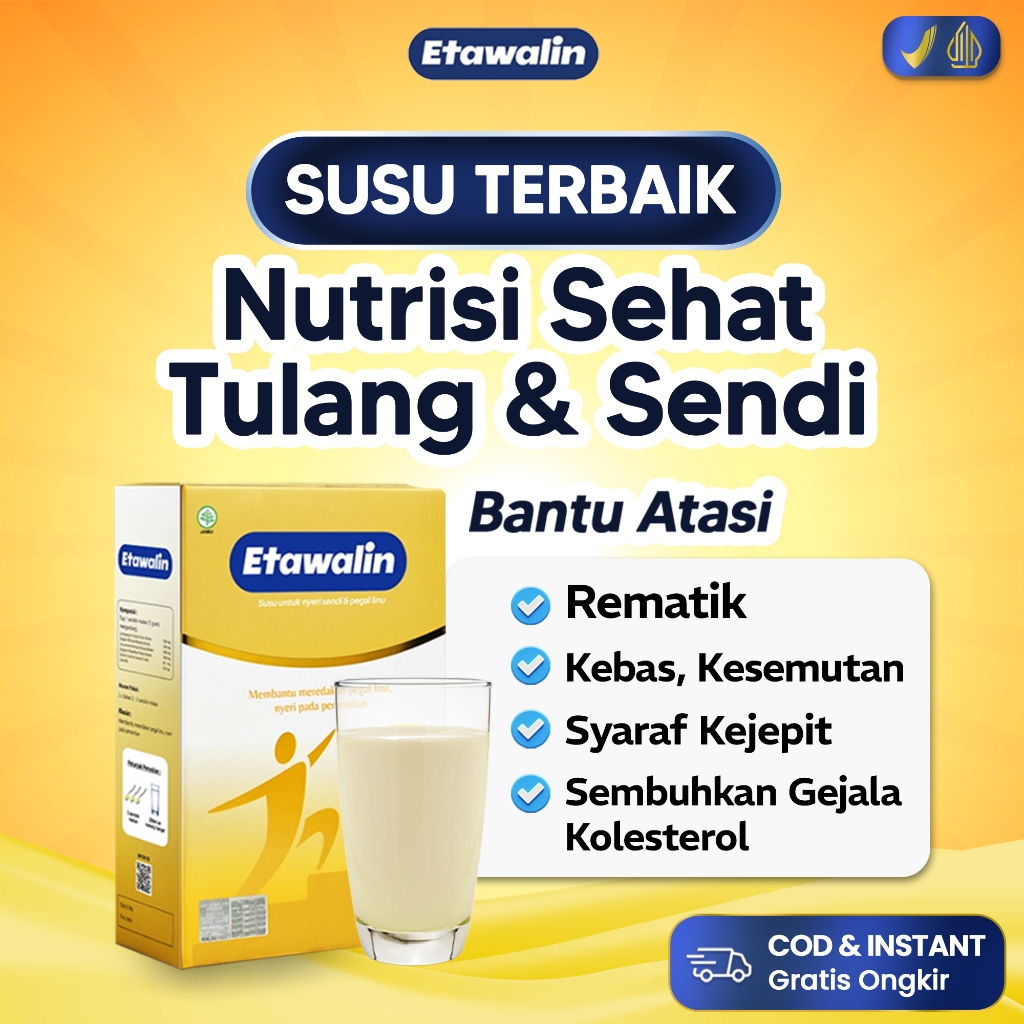

100% Asli | Nutrisi Energi Tinggi Kalsium Segala Usia | Atasi Nyeri Sendi & Asam Urat