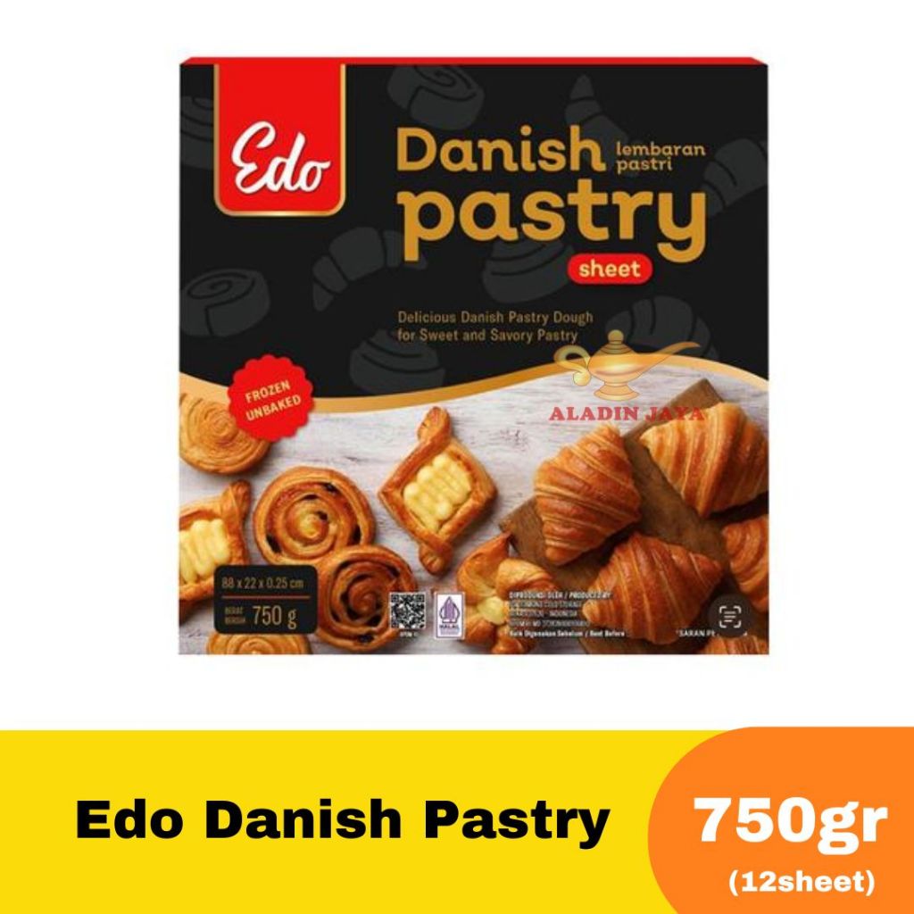 

Edo Danish Pastry 750gr | 12sheet
