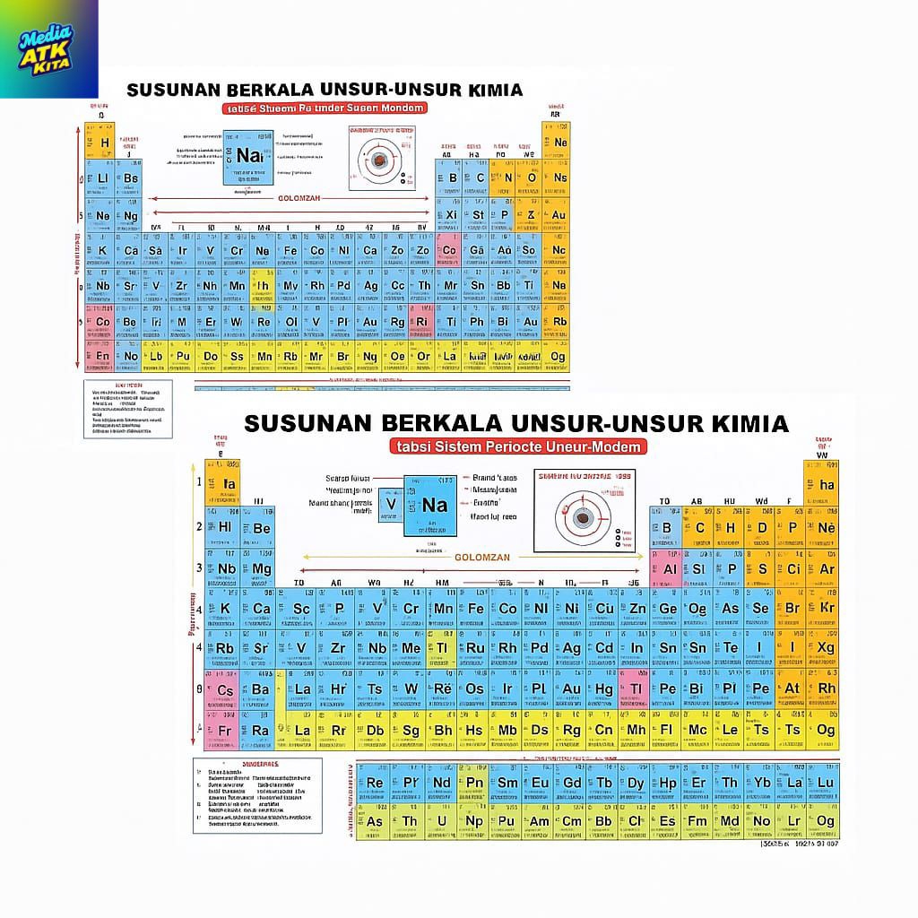 Susunan Berkala Unsur-Unsur Kimia / Pcs